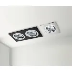 Светильник встраиваемый поворотный SAG103-4 black/black от ImperiumLoft