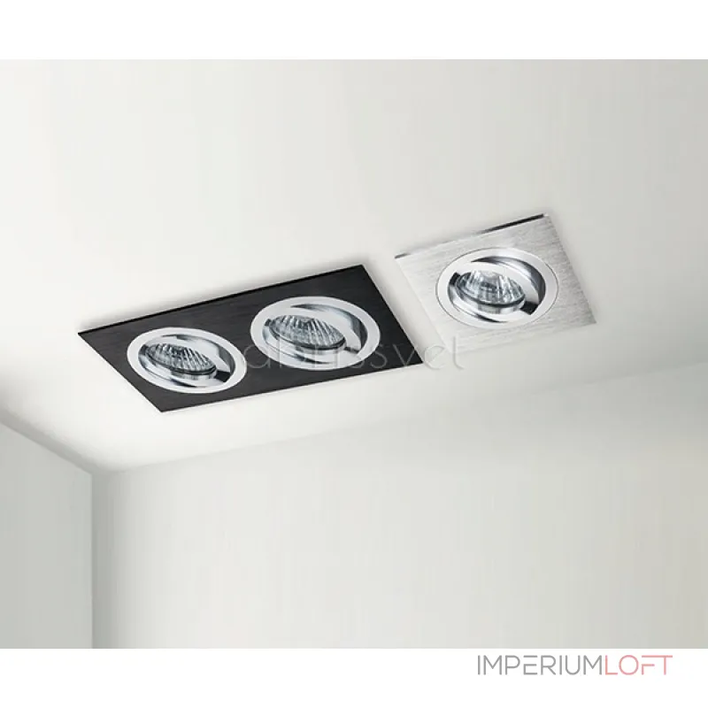 Светильник встраиваемый поворотный SAG103-4 black/black от ImperiumLoft Светильник встраиваемый поворотный SAG103-4 black/black от ImperiumLoft