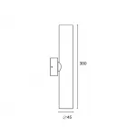 Светильник настенный IT02-026 black 3000K от ImperiumLoft