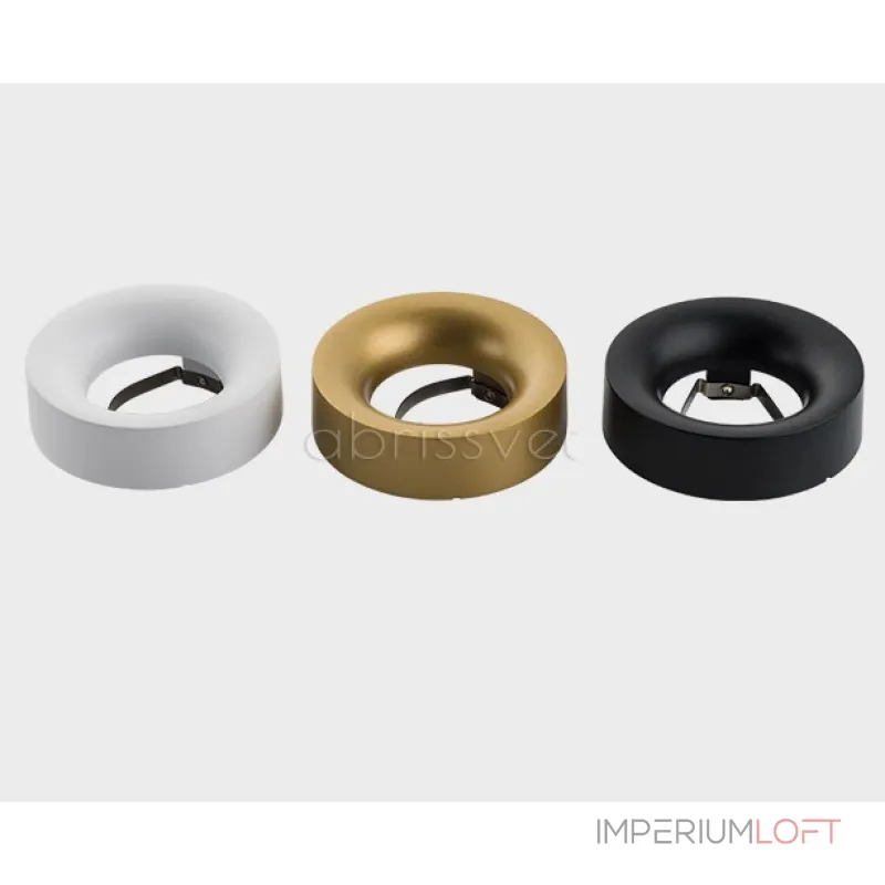 Светильник встраиваемый поворотный DE-201 black от ImperiumLoft