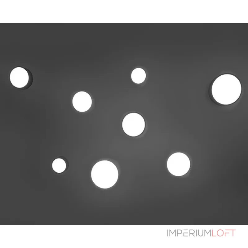 Светильник потолочный M04-525-125 black 3000K от ImperiumLoft