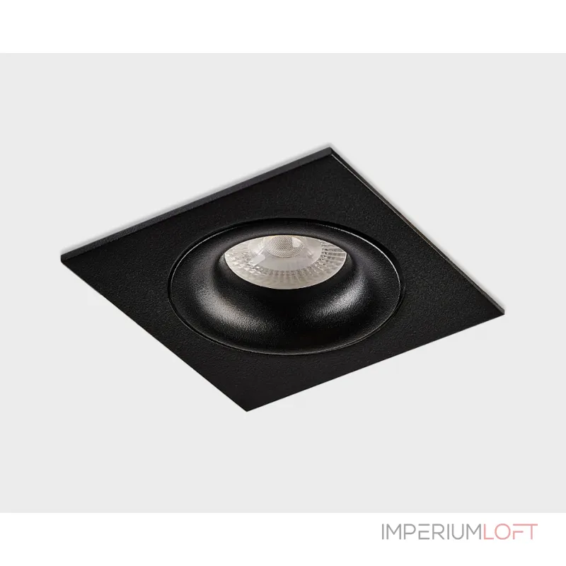 Светильник встраиваемый поворотный DE-201 black от ImperiumLoft