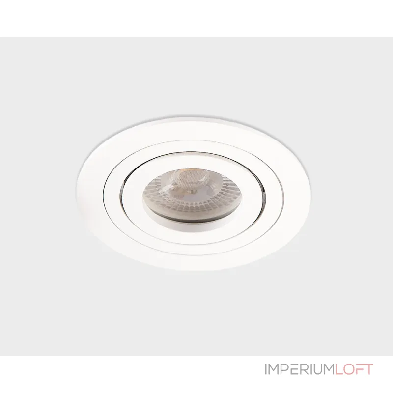 Светильник встраиваемый поворотный M02-026019 white от ImperiumLoft
