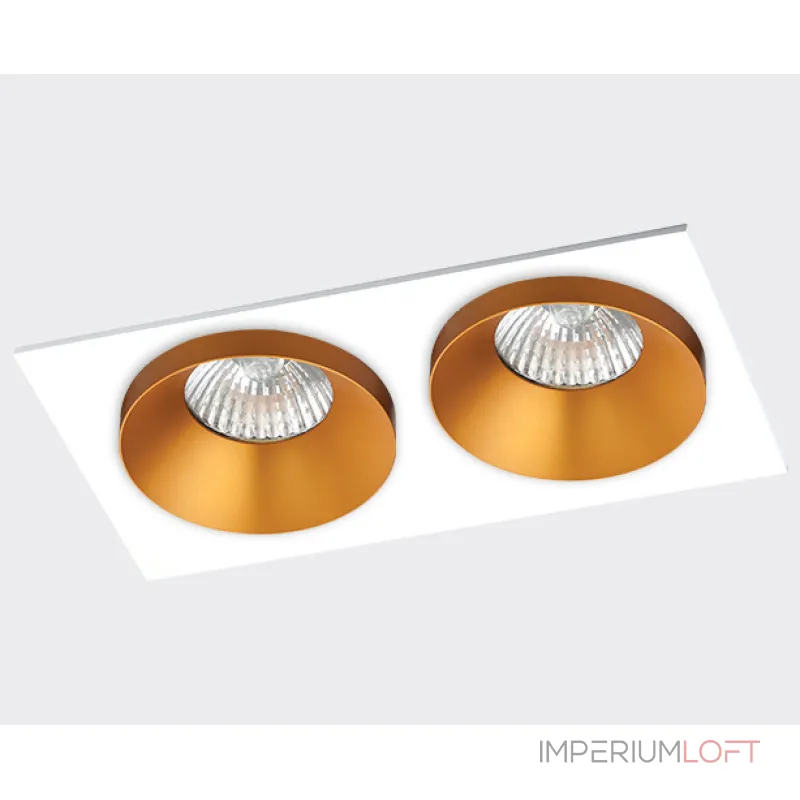 Рамка для встраиваемого светильника SP 02 gold от ImperiumLoft