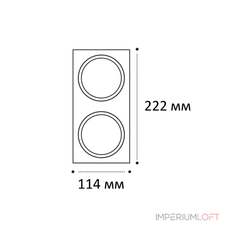 Рамка для встраиваемого светильника IT08-8034 white от ImperiumLoft Рамка для встраиваемого светильника IT08-8034 white от ImperiumLoft