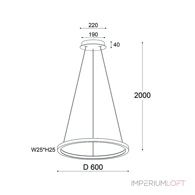 Подвесной светильник IT013-6027 black 3000K Подвесной светильник IT013-6027 black 3000K