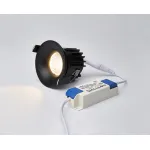 Встраиваемый влагозащищенный светильник Italline SP SOLO IT06-6023 black 4000K от ImperiumLoft