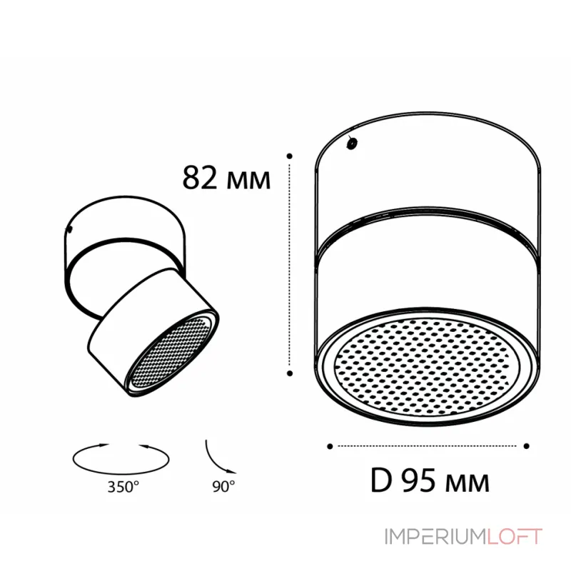 Светильник потолочный влагозащищенный IT02-006 white 3000K от ImperiumLoft Светильник потолочный влагозащищенный IT02-006 white 3000K от ImperiumLoft