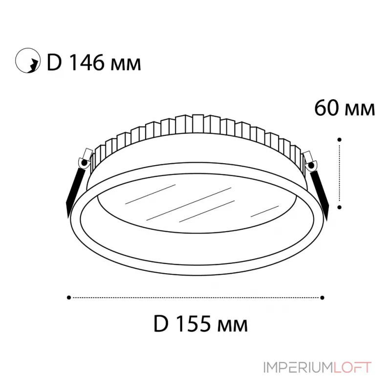 Светильник встраиваемый IT06-6013 white 3000K от ImperiumLoft Светильник встраиваемый IT06-6013 white 3000K от ImperiumLoft