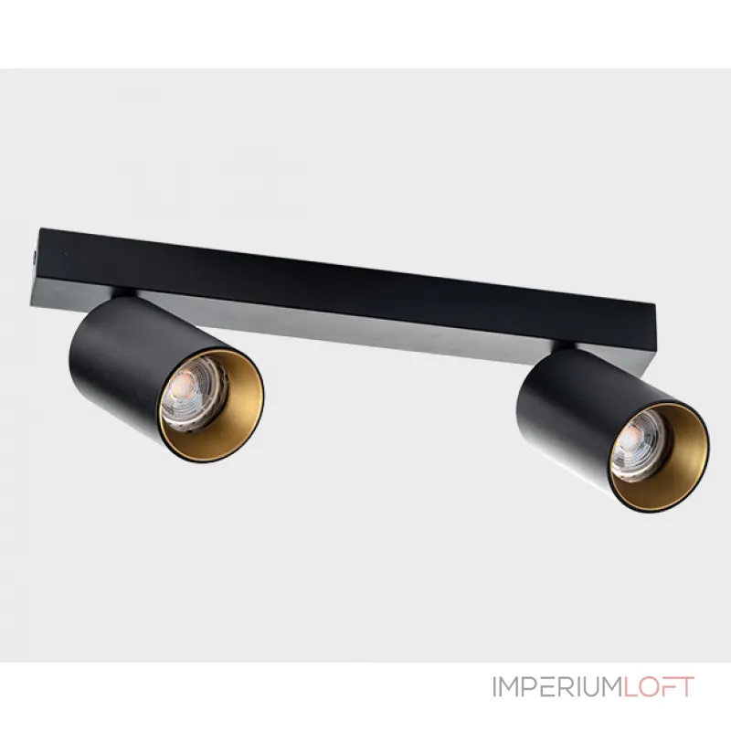 Светильник потолочный поворотный DANNY E2 black от ImperiumLoft