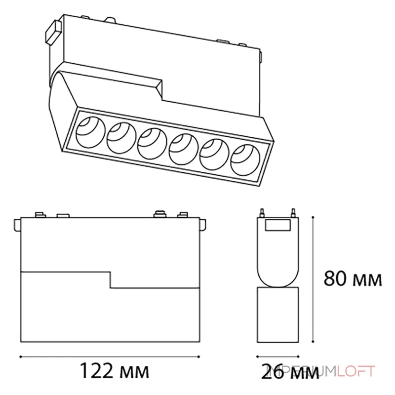 Светильник трековый IT09-9014 black 3000K от ImperiumLoft Светильник трековый IT09-9014 black 3000K от ImperiumLoft