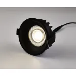 Встраиваемый светильник влагозащищенный ITALLINE IT08-8042 black 3000K от ImperiumLoft