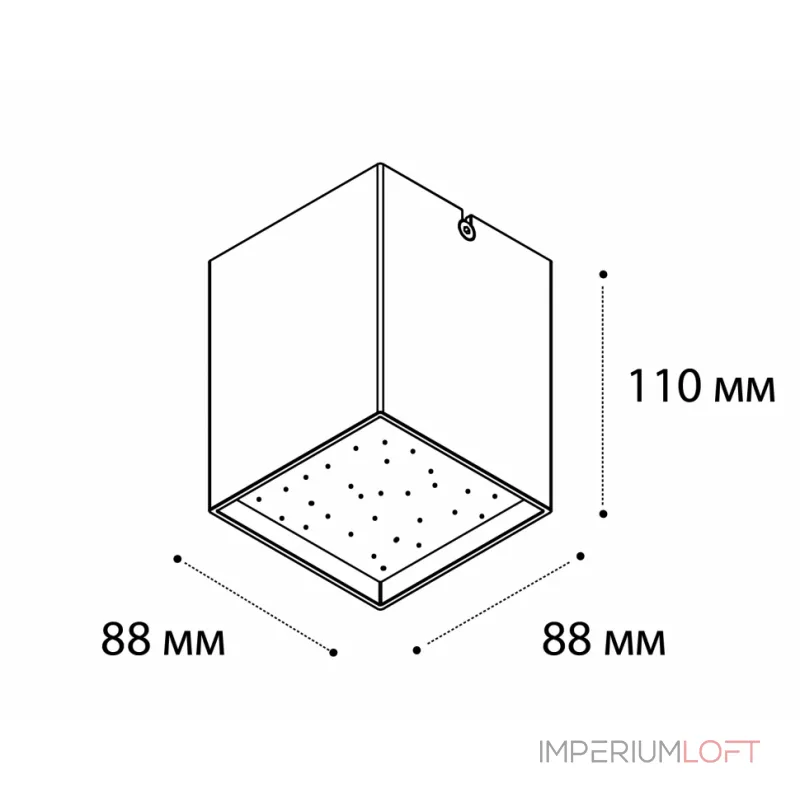 Светильник потолочный DL 3028 white 3000K от ImperiumLoft