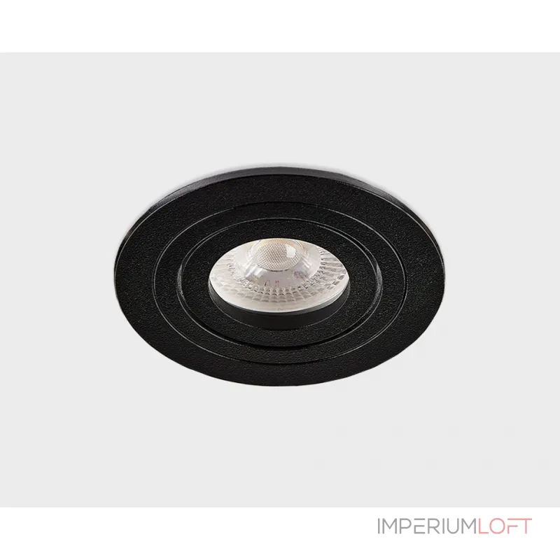 Светильник встраиваемый поворотный SAC021D black/black от ImperiumLoft