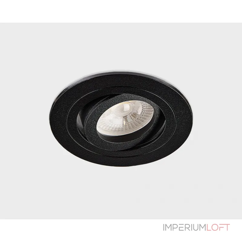 Светильник встраиваемый поворотный SAC021D black/black от ImperiumLoft