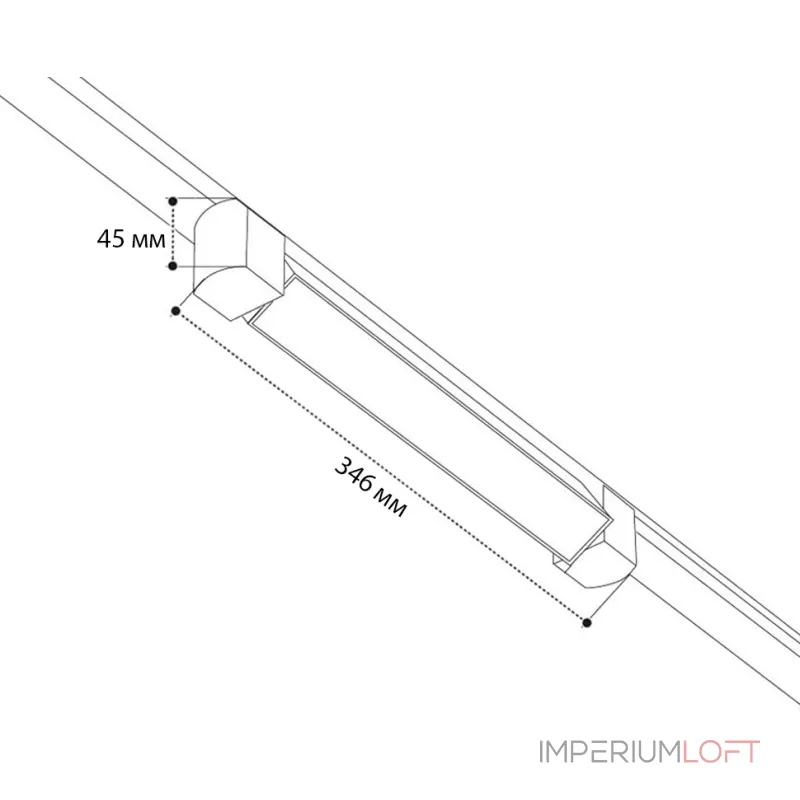 Трековый светильник IT08-8029 white 4000K от ImperiumLoft