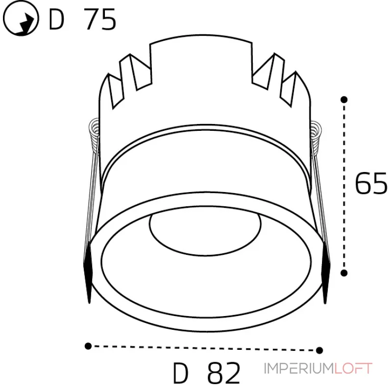 Светильник встраиваемый Italline IT06-6025 white 4000K от ImperiumLoft Светильник встраиваемый Italline IT06-6025 white 4000K от ImperiumLoft
