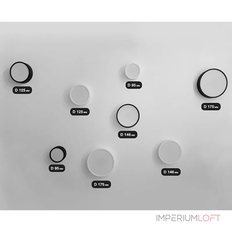 Светильник потолочный M04-525-175 black 3000K от ImperiumLoft Светильник потолочный M04-525-175 black 3000K от ImperiumLoft