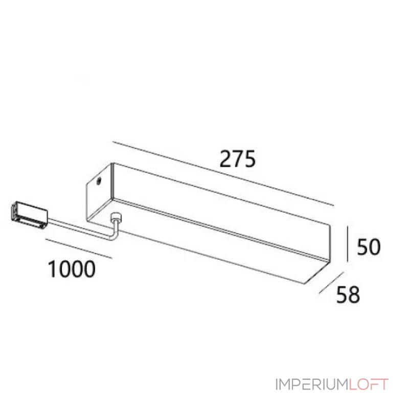Монтажная коробка IT010-4023 black от ImperiumLoft