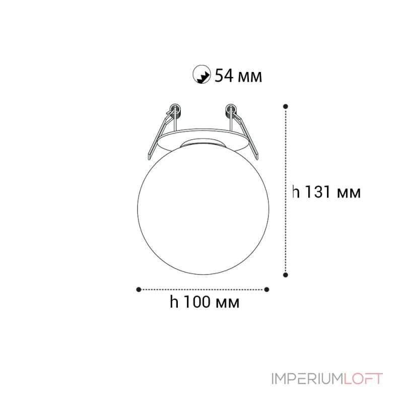 Светильник встраиваемый IT08-8026 black 3000K от ImperiumLoft Светильник встраиваемый IT08-8026 black 3000K от ImperiumLoft