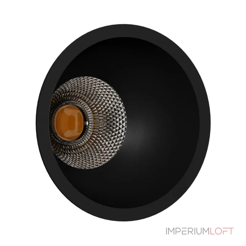 Светильник встраиваемый Italline IT06-6025 black 4000K от ImperiumLoft