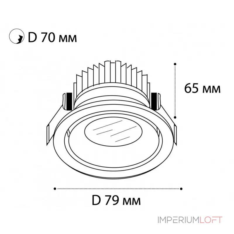 Светильник встраиваемый IT06-6011 white 3000K от ImperiumLoft Светильник встраиваемый IT06-6011 white 3000K от ImperiumLoft