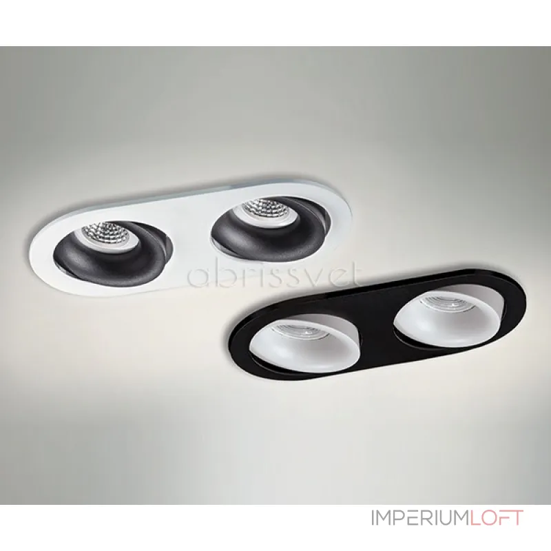 Светильник встраиваемый поворотный DE-200 black от ImperiumLoft