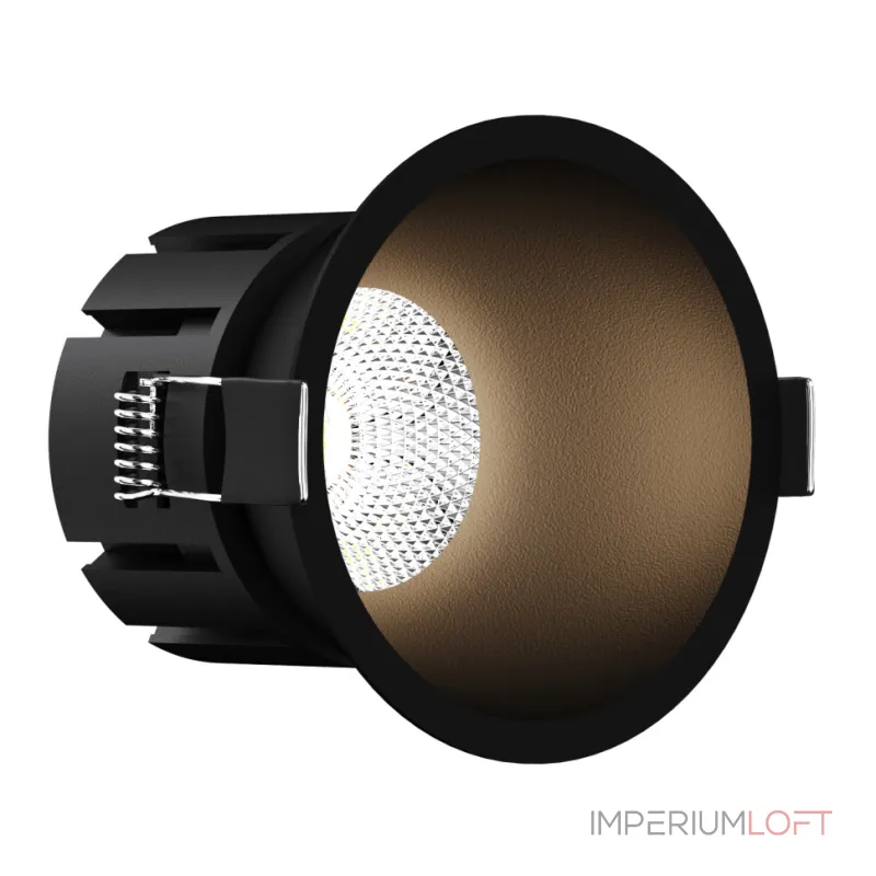 Светильник встраиваемый Italline IT06-6025 black 4000K от ImperiumLoft