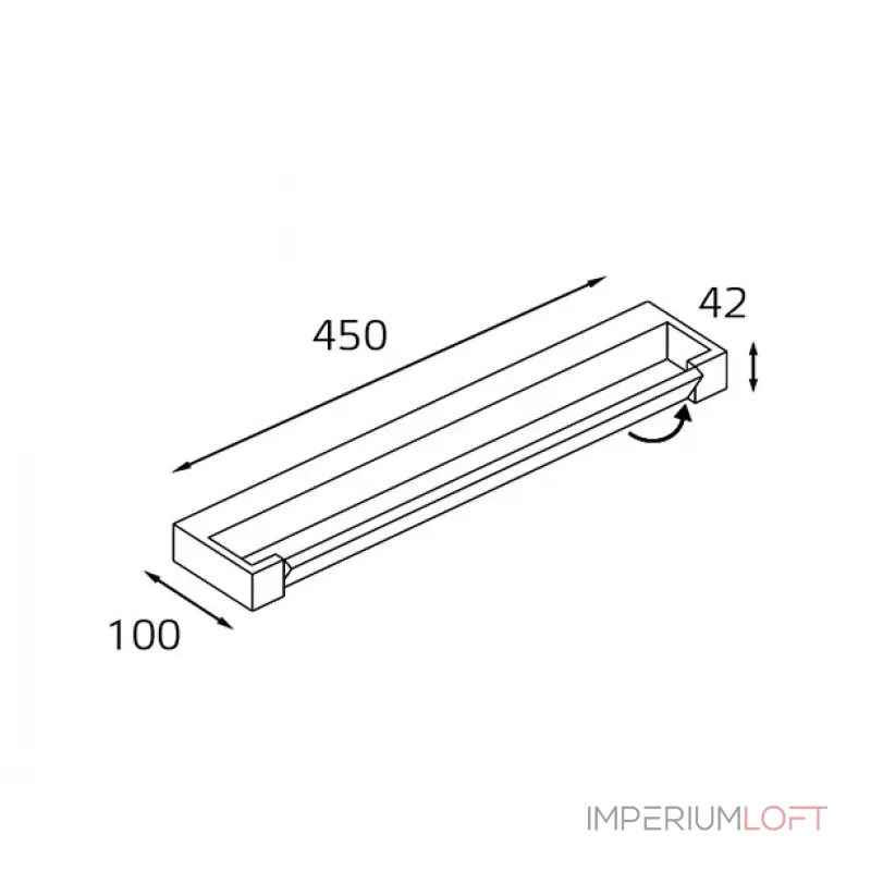 Светильник настенный влагозащищенный IT01-1068/45 black от ImperiumLoft Светильник настенный влагозащищенный IT01-1068/45 black от ImperiumLoft