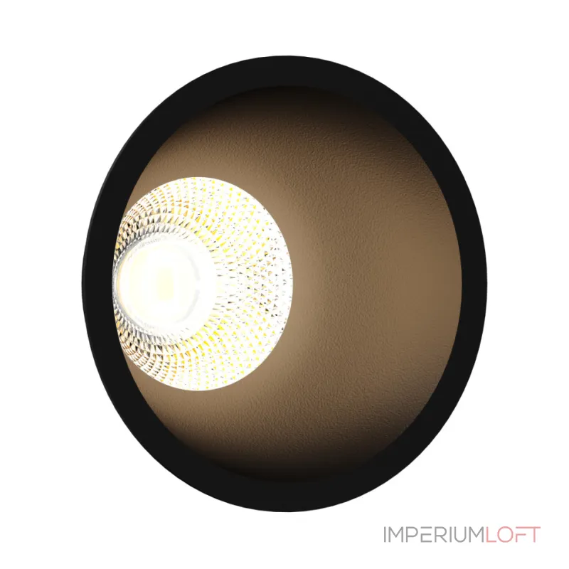 Светильник встраиваемый Italline IT06-6025 black 4000K от ImperiumLoft