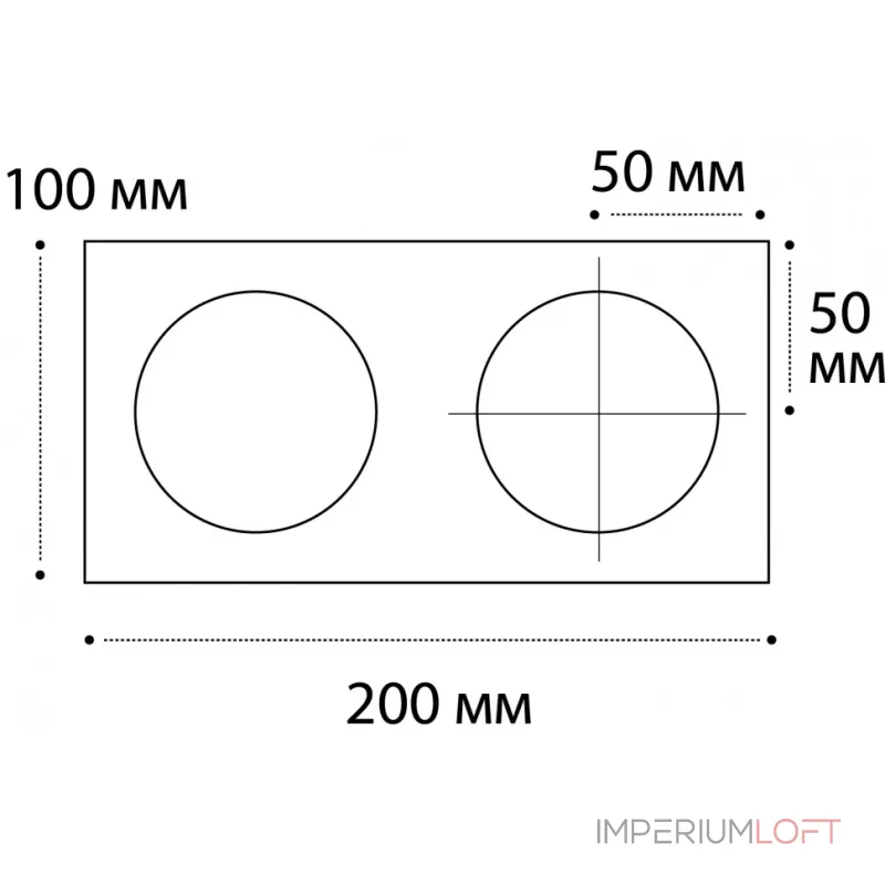 Рамка для встраиваемого светильника SP 02 white от ImperiumLoft Рамка для встраиваемого светильника SP 02 white от ImperiumLoft