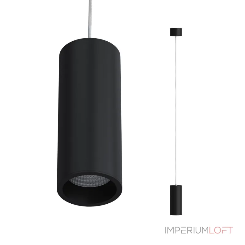 Подвесной светильник LeDron SLC739-P SLC7391/7W-P Black TRIAC 4000K