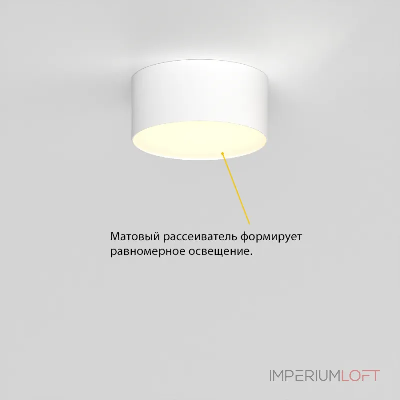 Потолочный светодиодный светильник LeDron LXS0812-16W LXS0812-16W 4000K Triac Dim от ImperiumLoft