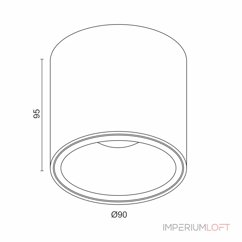 Потолочный светильник под сменную лампу LeDron AO1706042 AO1706042 BLACK от ImperiumLoft Потолочный светильник под сменную лампу LeDron AO1706042 AO1706042 BLACK от ImperiumLoft