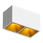 Потолочный светильник Ledron KUBING 2 White-Gold 4000K от ImperiumLoft