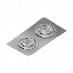 Встраиваемый поворотный светильник под сменную лампу LeDron AO11821 Alum от ImperiumLoft