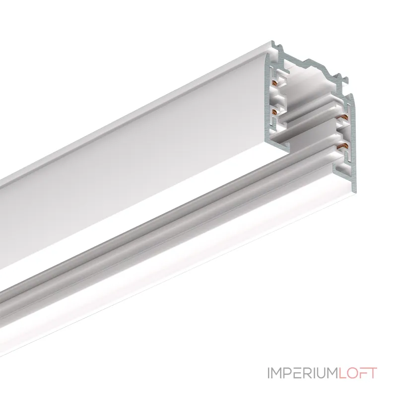 Трехфазный трек (накладной) Ledron АВД-5102 1250 мм White от ImperiumLoft