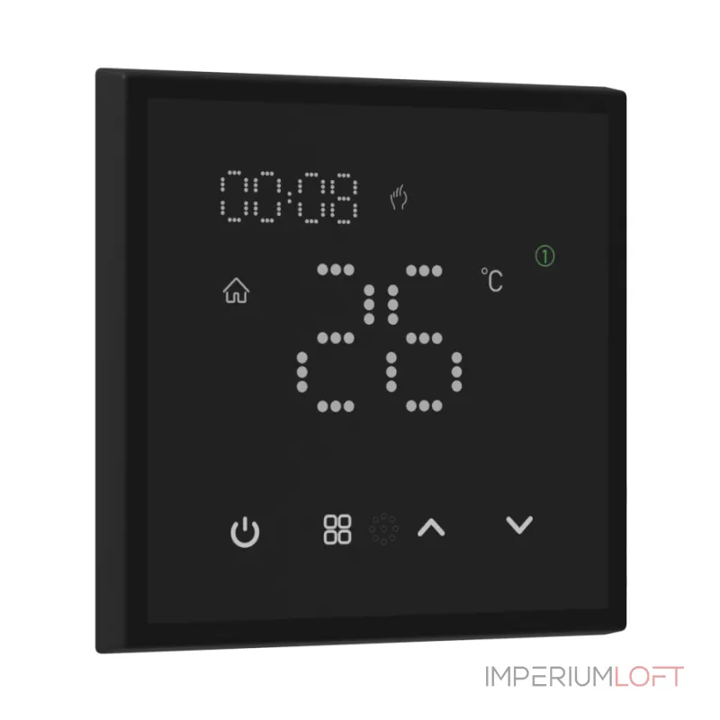 Беспроводной сенсорный термостат LeDron WIFI Touch Electric heating Thermostat Black от ImperiumLoft