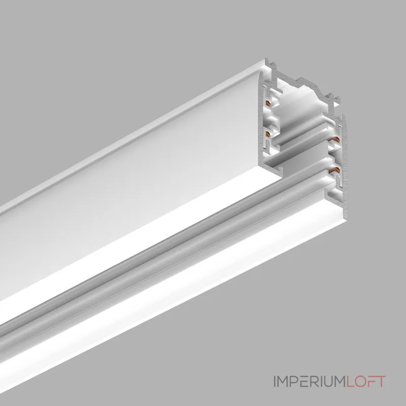 Трехфазный трек (накладной) Ledron АВД-5102 1250 мм White от ImperiumLoft