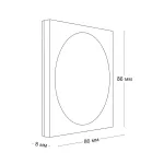 Держатель настенный для кнопки LeDron Holder F00XN00-04-1 Base Ink-Black от ImperiumLoft