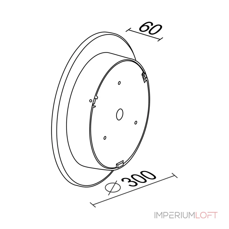 Настенный светодиодный светильник LeDron GW-8663 GW-8663/30 Wooden White от ImperiumLoft