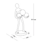Торшер LeDron Сила света T6101 от ImperiumLoft