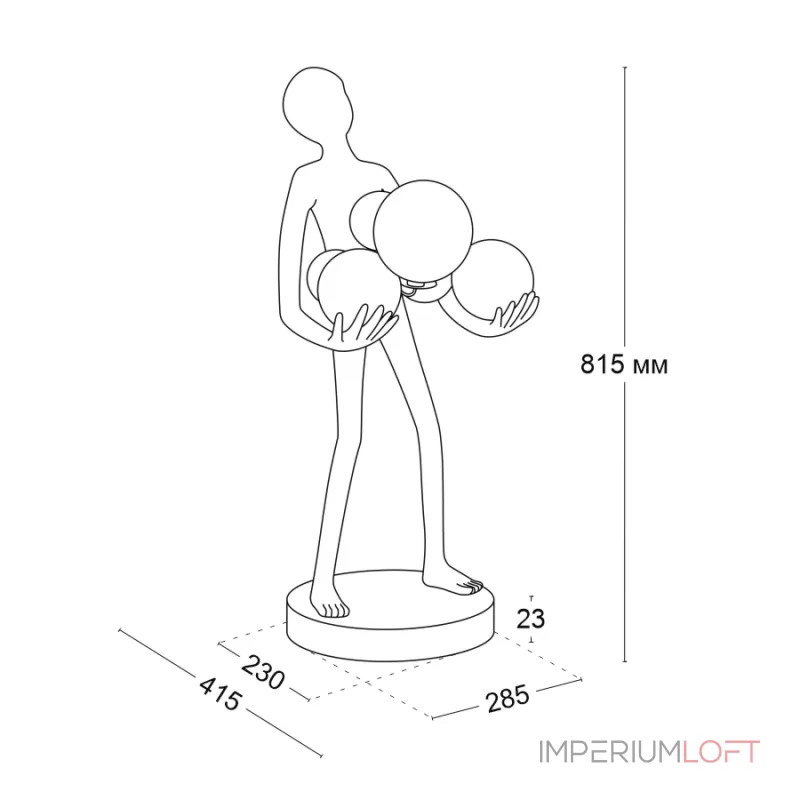 Торшер LeDron Сила света T6101 от ImperiumLoft