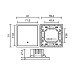 Беспроводной сенсорный термостат LeDron WIFI Touch Electric heating Thermostat Black от ImperiumLoft