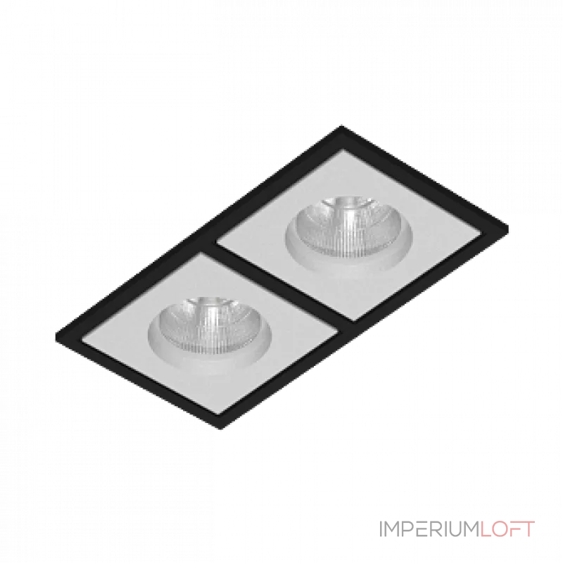 Встраиваемый светодиодный светильник LeDron BRUTAL BRUTAL SQ2 Black-White TRIAC от ImperiumLoft Встраиваемый светодиодный светильник LeDron BRUTAL BRUTAL SQ2 Black-White TRIAC от ImperiumLoft