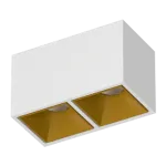 Потолочный светильник Ledron KUBING 2 White-Gold 4000K от ImperiumLoft