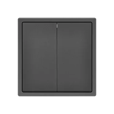 Переключатель двухклавишный перекрёстный LeDron 2G Intermediate Grey