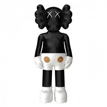 Дизайнерская статуэтка копилка LeDron KAWS Companion 93D black