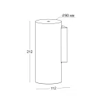 Фасадный светодиодный светильник LeDron EVER MO-7553 от ImperiumLoft