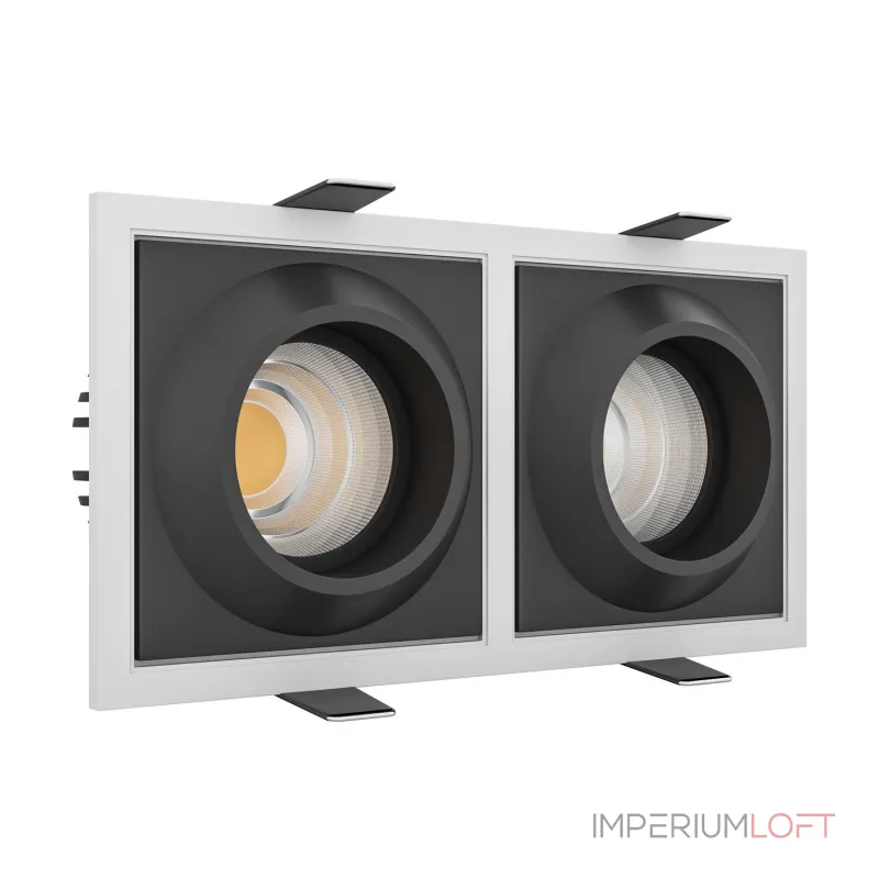 Встраиваемый светодиодный светильник LeDron GIZA GIZA SQ2 White-Black от ImperiumLoft Встраиваемый светодиодный светильник LeDron GIZA GIZA SQ2 White-Black от ImperiumLoft